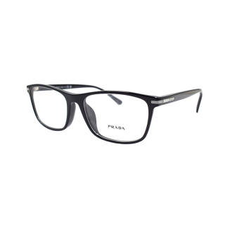 PRADA Rectangular Eyeglass Frames Men's Black