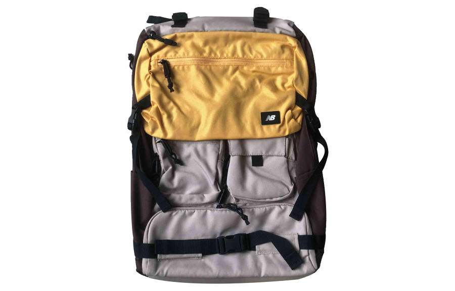 New Balance New Balance Fabric Backpack Unisex Khaki/Yellow