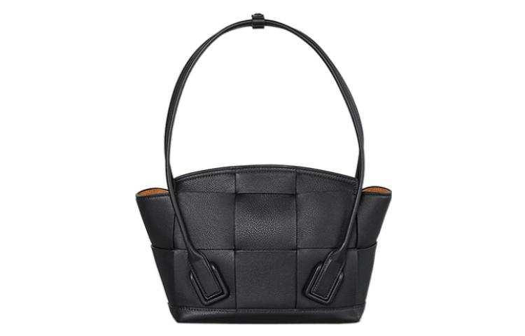 Bottega Veneta ARCO Sheepskin Shoulder Bag Women's Black