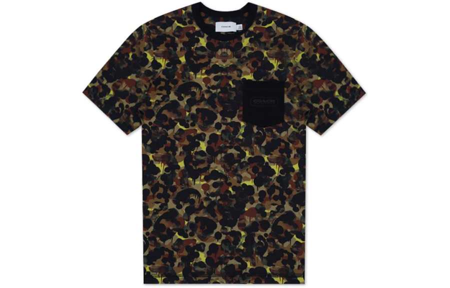 COACH COACH T Shirt Unisex Camouflage