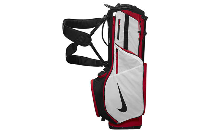 Nike Nike Polyester Golf Bag Crossbody Bag, Shoulder Bag Regular Unisex Red Black
