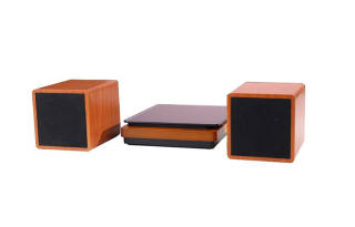Hedonistic Speakers JA 310 Bluetooth Connection Shinola, Portable CD Player 1st Generation Mini Set
