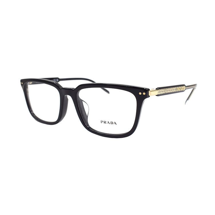 PRADA PRADA Rectangular Eyeglass Frames Men's