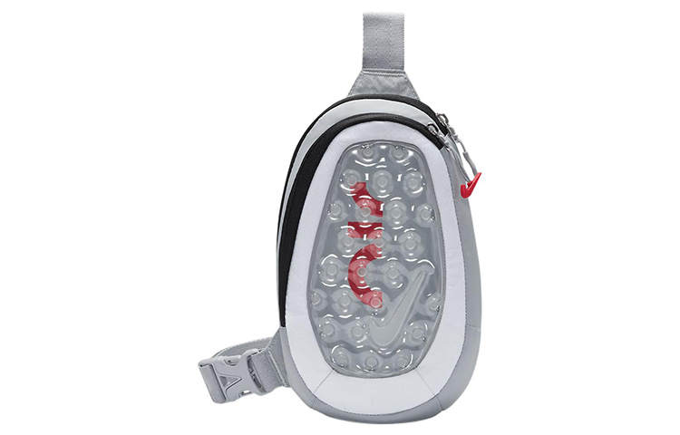 Nike Nike Nylon Sling Bag, Shoulder Bag, Crossbody Bag Regular Unisex Gray