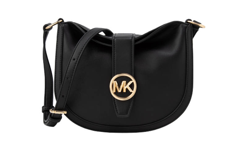 MICHAEL KORS Gabby Artificial Leather Shoulder Bag, Crossbody Bag Women's Black