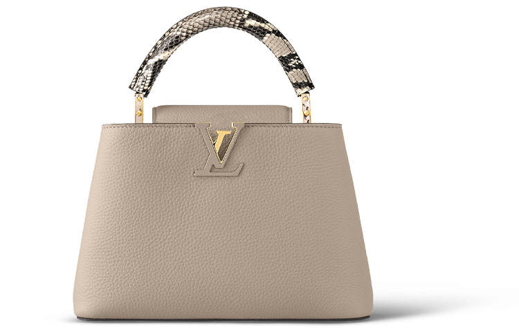 LOUIS VUITTON LOUIS VUITTON Capucines Bb Galet Grey