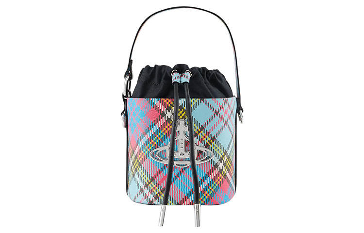 Vivienne Westwood 【Previous Season】Daisy tartan bucket bag