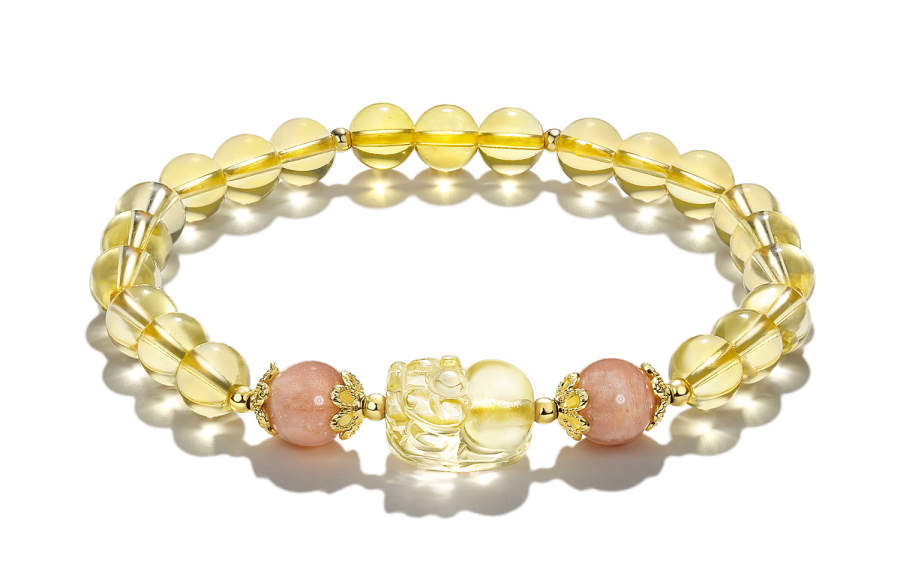 STYLEJING Citrine Crystal Bracelets Unisex