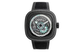 SEVENFRIDAY T Series Automatic Mechanical Movement Men's Watches Watch 47mm Skeleton Dial Stainless Steel Case