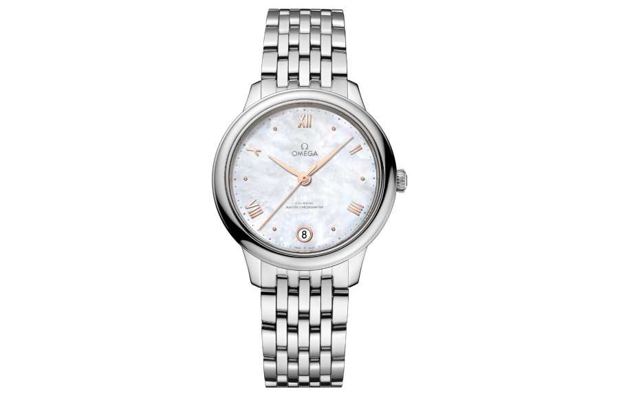OMEGA Disc Fly Collection Elegant Automatic Mechanical Movement Women's Watch 34mm Gray Dial