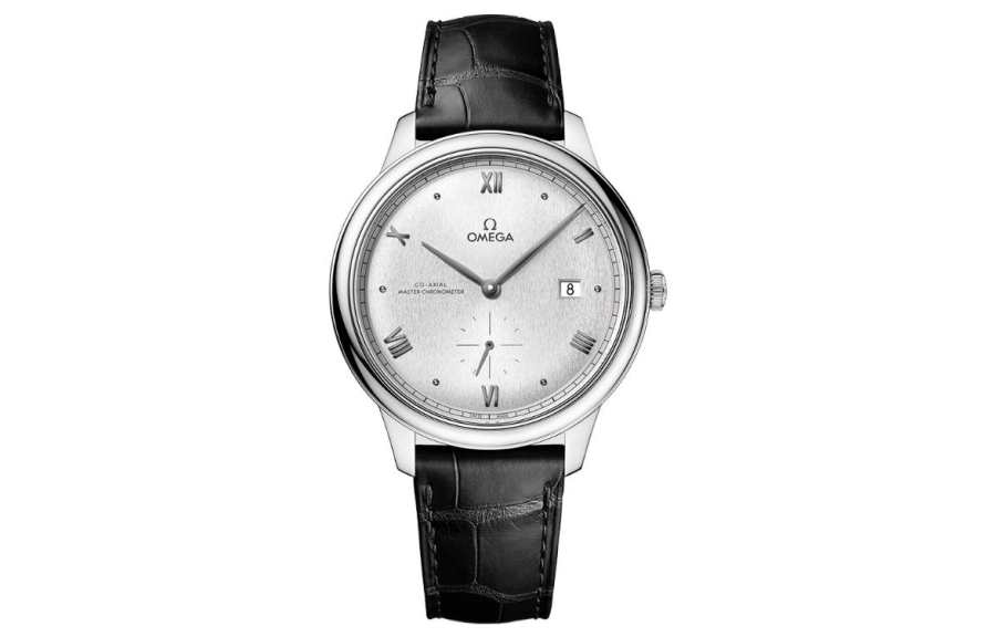 OMEGA Disc Fly Collection Elegant Automatic Mechanical Movement Men's Watches Watch 41mm Silver Dial