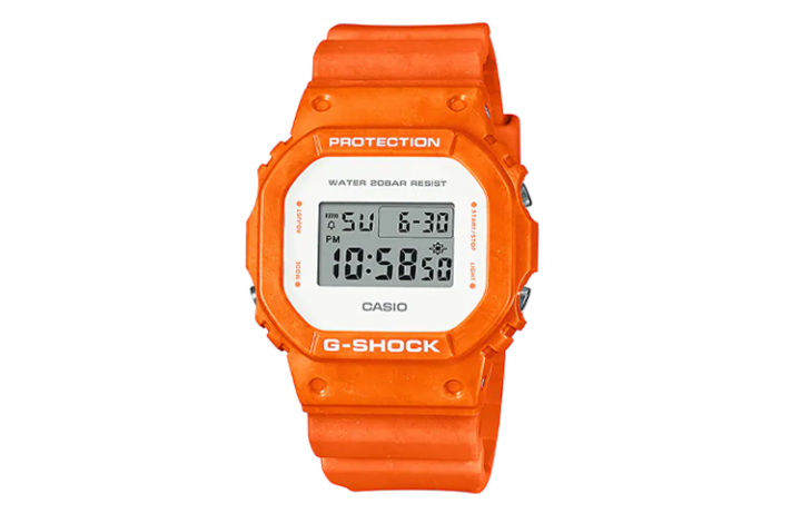 CASIO CASIO Unisex G-SQUAD Series 49mm Orange Watch DW-5600WS-4DR