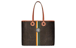 Moynat Canvas Tote Bag, Shopping Bag, Handbag, Shoulder Bag Large Men's Brown/Black