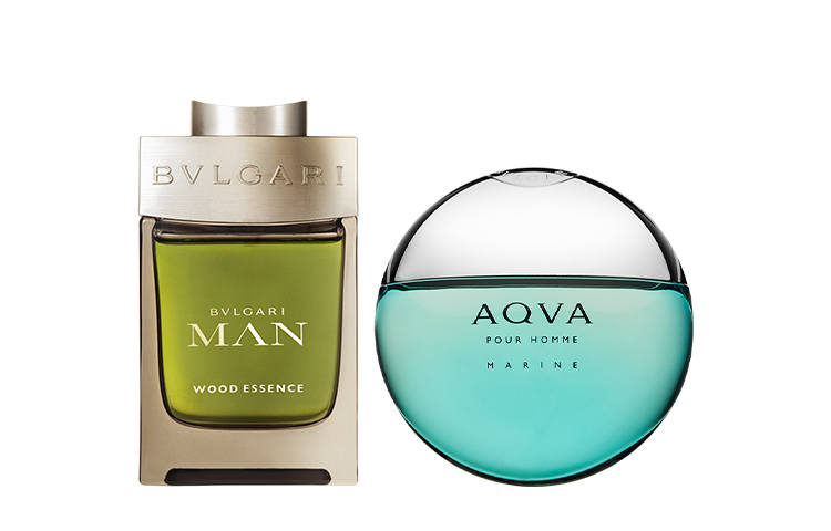 BVLGARI City Forest, Sea Blue, Polar Ice Peak, Men's Perfume Sample Clothing Sets Two Piece Set, Woody Scent