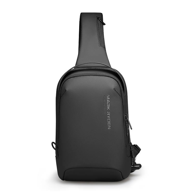 MARK RYDEN Oxford Sling Bag, Crossbody Bag Men's Elegant Black