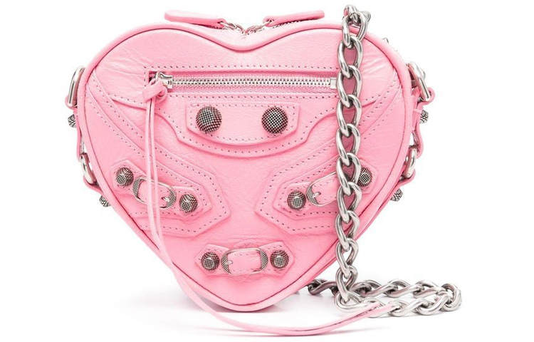 Balenciaga Le Cagole Heart Mini Bag Pink