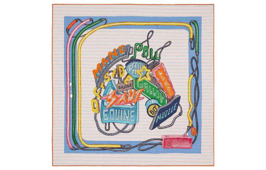 HERMES HERMES Chevaloscope Scarves Women's