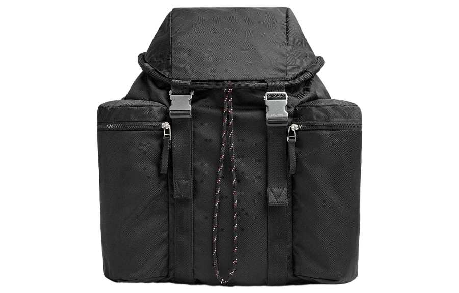 Bottega Veneta Leather Hand held Backpack Medium Men's Black