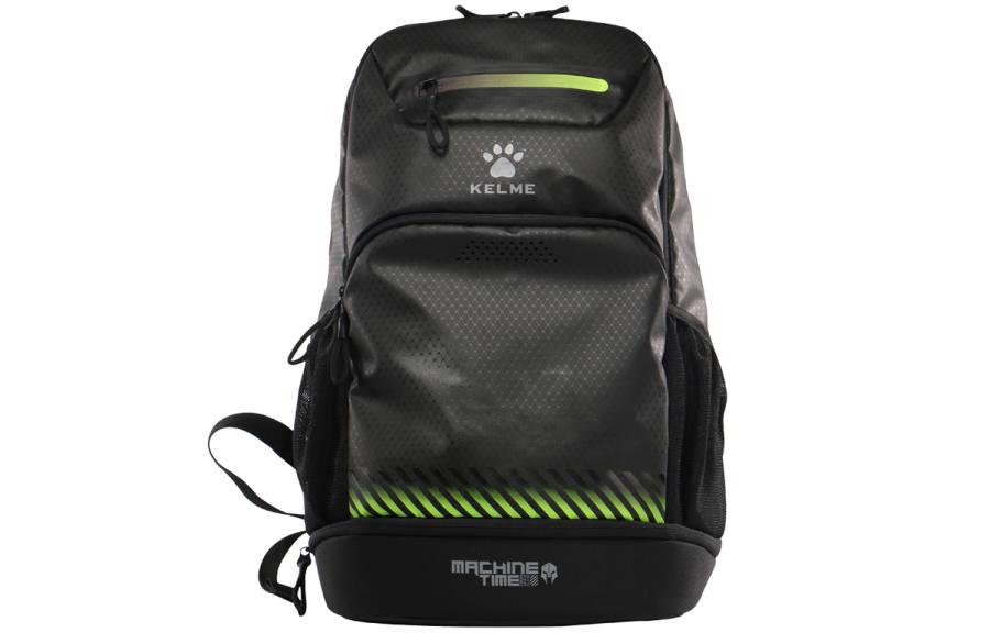 KELME KELME Fabric Backpack Large Unisex Black Neon Green