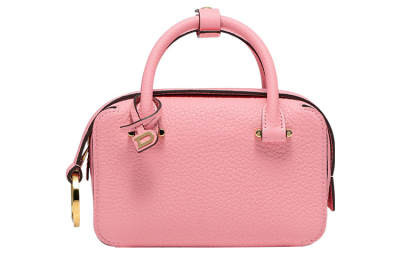 Delvaux Delvau Cool Bo Taurillon Soft Grain Soft Calfskin Shoulder Bag, Crossbody Bag, Handbag Extra Mini Women's Pink