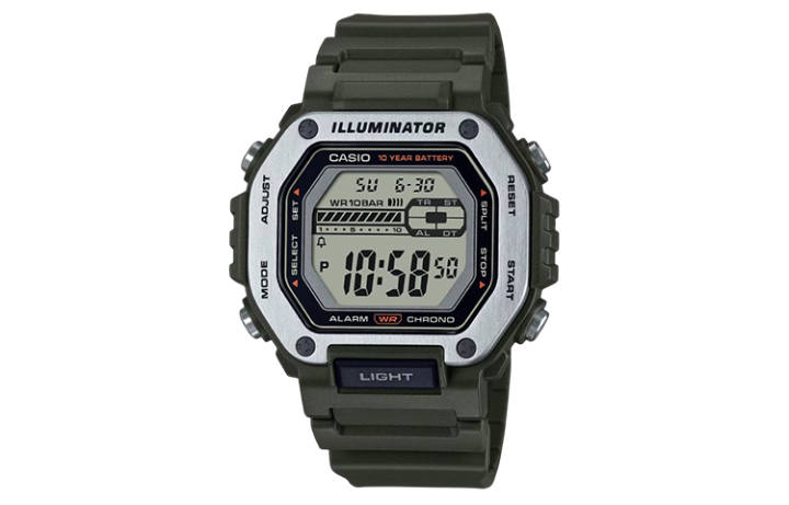 CASIO CASIO Men Standard Series 47.2mm Green Watch MWD-110H-3AV