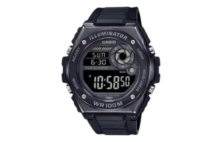 CASIO CASIO Men Standard Series 50.7mm Black Watch MWD-100HB-1BV