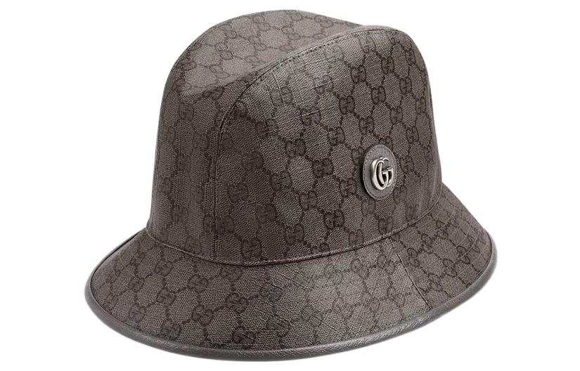 GUCCI Cotton, Polyester, Cow Leather Bucket Hats Unisex