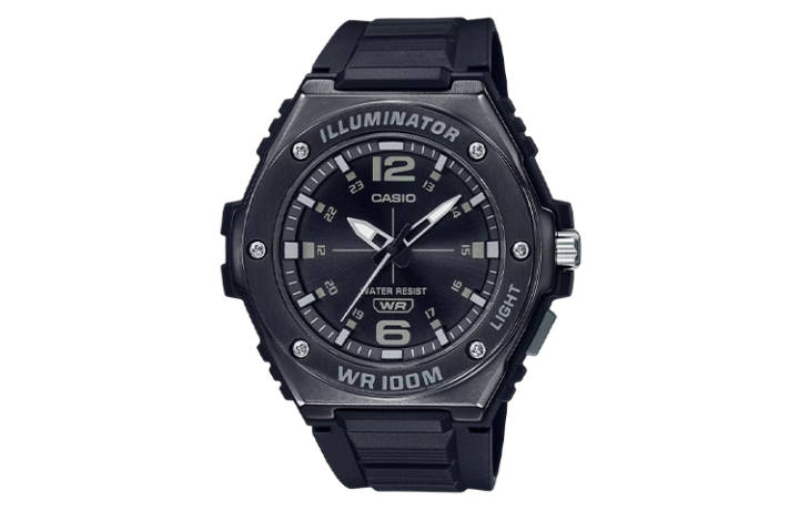 CASIO CASIO Quartz Movement Resin Strap Watch Men's Watches Black Dial