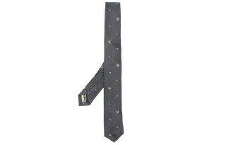 THOM BROWNE 【Previous Season】embroidered silk tie
