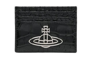 Vivienne Westwood Calfskin Card Holder, Wallet Regular Men's Black
