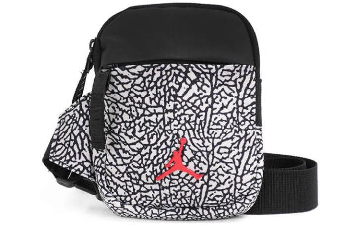 Jordan Jordan Canvas Crossbody Canvas Bag, Shoulder Bag Men's Black