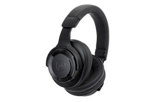 Audio Technica ATH WS990BT Bluetooth Head mounted Active Noise Cancellation Wireless Headphones