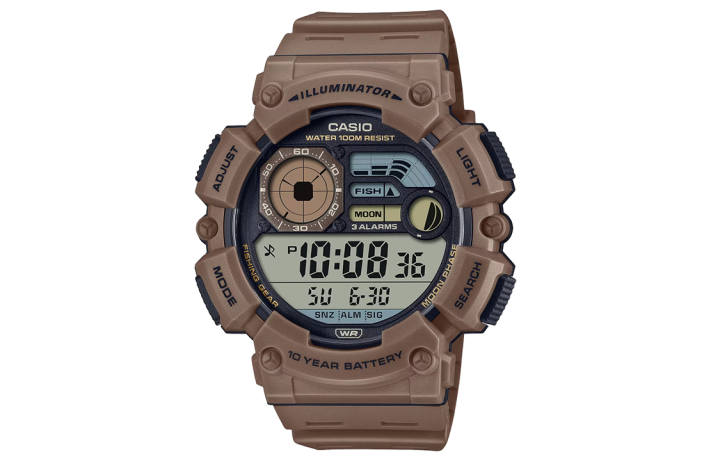 CASIO CASIO Men DIGITAL Series 50.1mm Coffee Watch WS-1500H-5AV