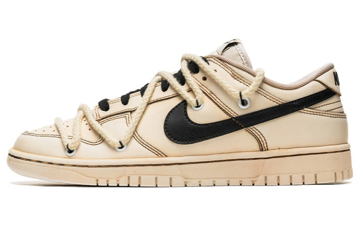 Nike Nike Dunk Low Retro Low top Skateboard Shoes Men's Black Brown
