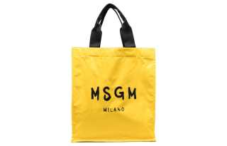 MSGM 【Previous Season】logo-print tote bag