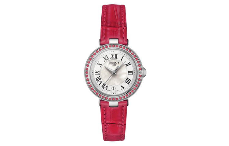 TISSOT Little Beauty Collection Quartz Movement 50m Waterproof Women's Watch White Dial