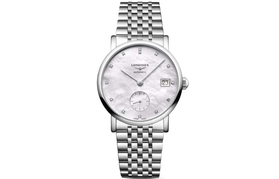 LONGINES Elegant Collection Automatic Mechanical Movement 30m Waterproof Women's Watch Silver Dial