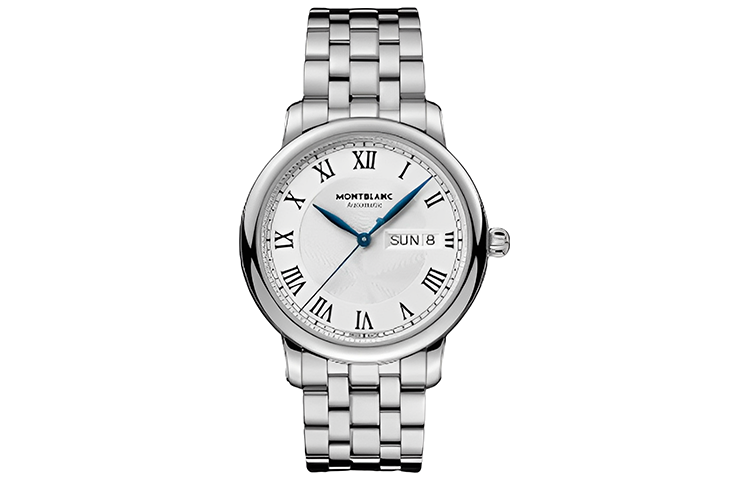 MONTBLANC Automatic Mechanical Movement 50m Waterproof Men's Watches Watch 39mm White Dial Stainless Steel Case