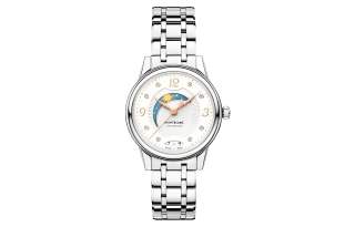 MONTBLANC Automatic Mechanical Movement 30m Waterproof Women's Watch 30mm Silver Dial Stainless Steel Case