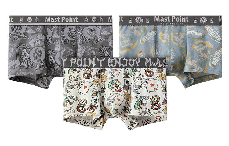 Mast Point Mast Point Underpants Men's 3 Pack With Gift Box Set Included