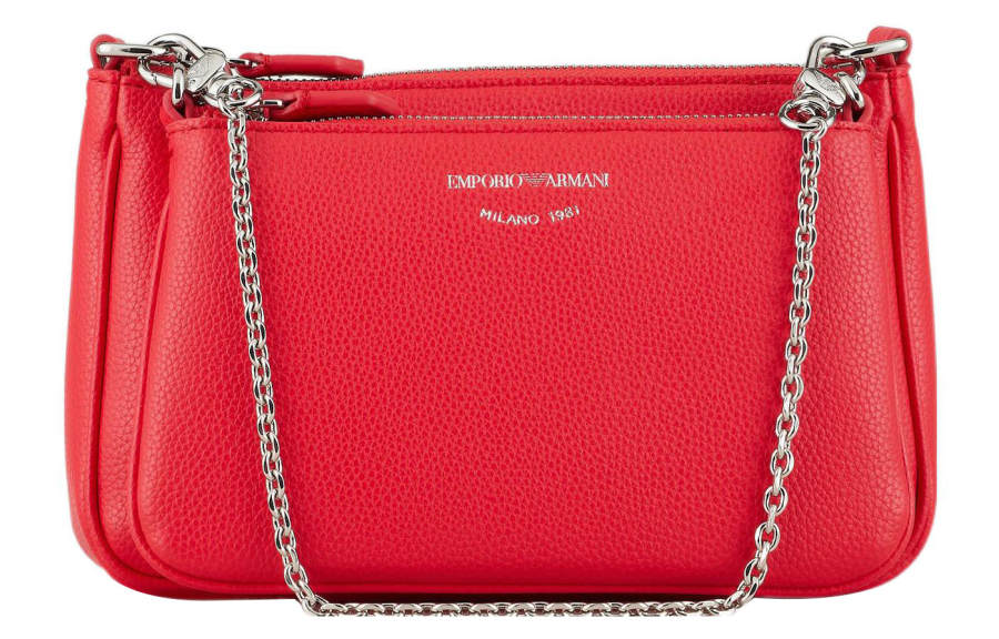 EMPORIO ARMANI Pu Crossbody Bag, Shoulder Bag Mini Women's Red