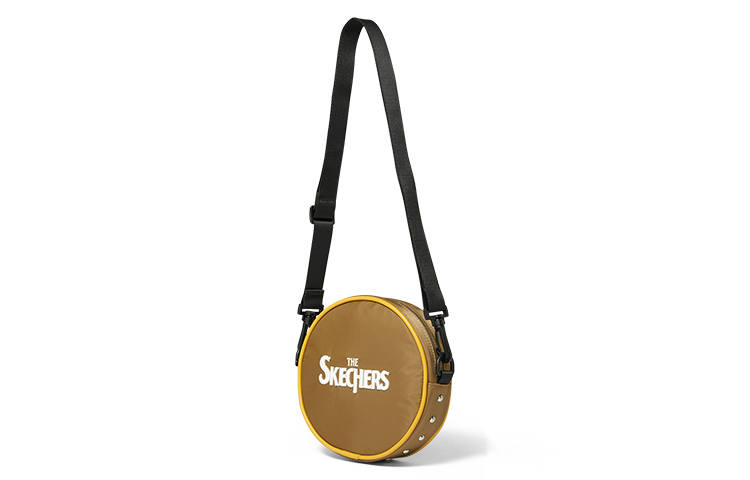 Skechers Funny Monster Fabric Shoulder Bag, Crossbody Bag Regular Unisex Light Brown