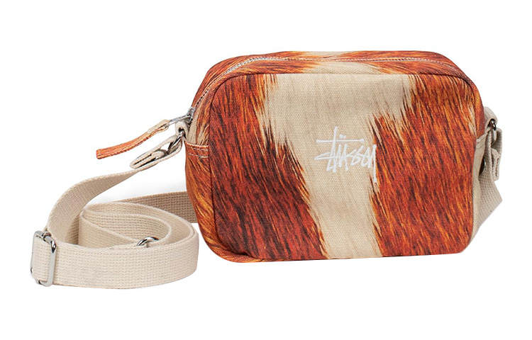 Stussy Stussy Canvas Side Pouch Cowhide