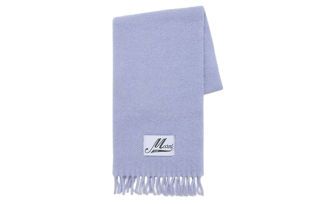 Marni logo-appliqué scarf