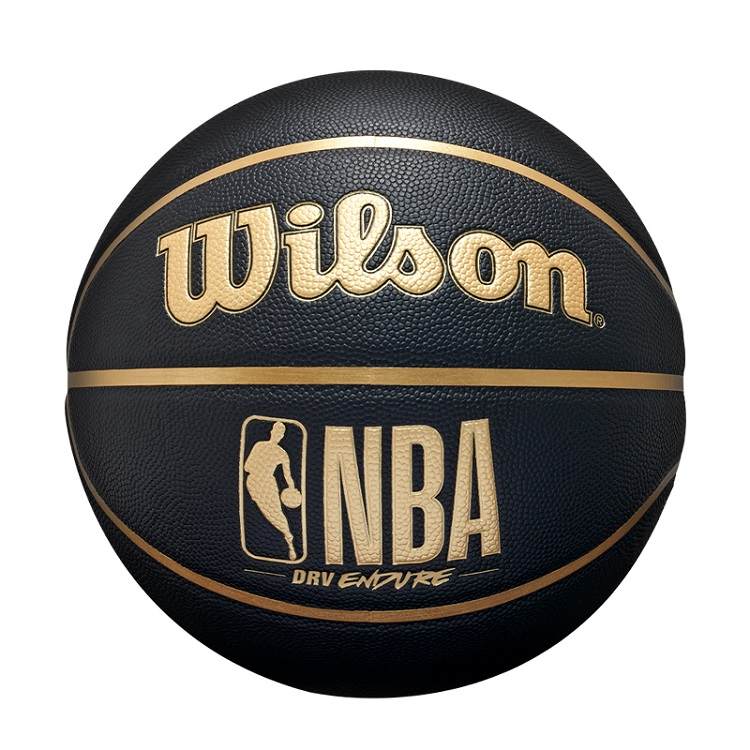Wilson NBA Pu Basketball Black Gold Size 7 Ball Training Unisex China Mainland Version