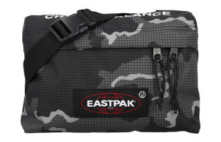 EASTPAK Polyester Shoulder Bag, Crossbody Bag Regular Unisex Black & Camouflage