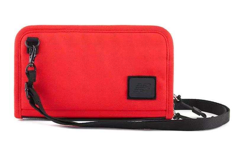 New Balance New Balance Fabric One Shoulder Crossbody Clutch Unisex Red