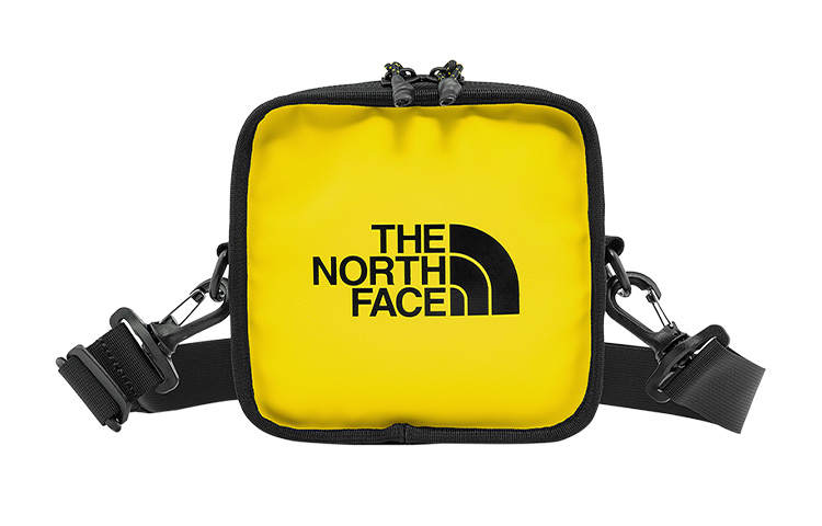 THE NORTH FACE 2.5L Crossbody Bag, Shoulder Bag, Outdoor Bag Polyester Yellow Unisex