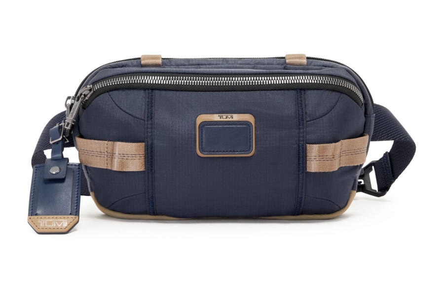 TUMI Alpha Bravo Nylon Crossbody Bag, Shoulder Bag Women's Dark Blue