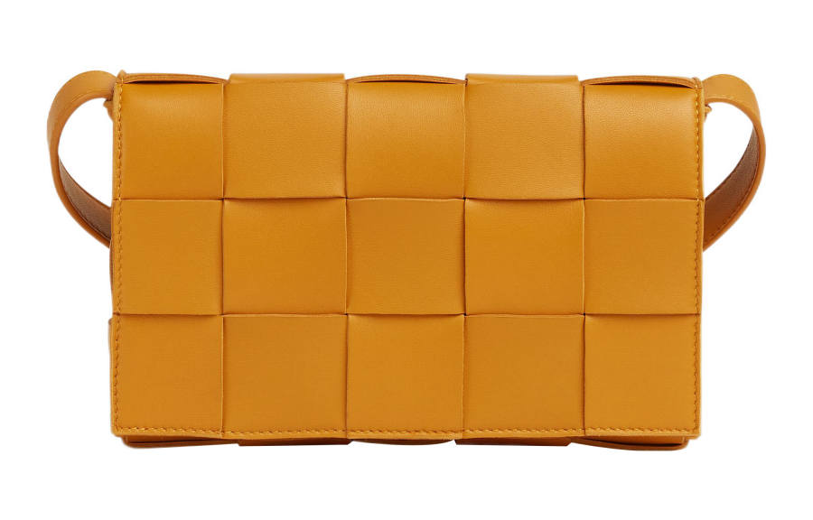 Bottega Veneta Cassette Intreccio Crossbody Bag Cob
